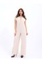 Women's Beige Jumpsuit Model 7111