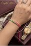 Colorful Macrame Braided Adjustable Bracelet Rainbow Mixed Color Macrame Bracelet Colorful Knitted Rope Bracelet Handmade Unisex Luck Bracelet