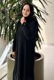 Missdalida Knitted Technique Solid Color Long Knitwear Dress - 3