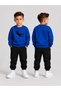 Tracksuit Set Crew Neck Sweatshirt Boys' 2-Piece Printed Top and Bottom Set