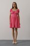 Mini Dress with Waist Corset - Fuchsia - 2