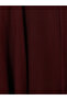 Plum Double-Breasted Collar Women's Tunic - 3