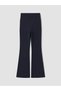 Navy Blue Spanish Leg Women's Sports Leggings Trousers - 6