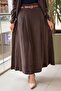 Missdalida Belt Detailed Long Skirt - 2