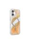 Onegif Apple iPhone 17 Lotus Glitter Magsafe Cover - Orange - 2