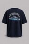 Oversize Tcg Algerian Veteran Hasan Pasha between the Waves Design V2 Pocket and Back Printed Unisex T-Shirt - 3