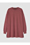 Vizyon New Season Pink Soft Touch Women's Sweatshirt Tunic - 5