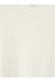 Özmarka New Season Ecru Crew Neck Lace Detailed Women's Knitwear Tunic - 7