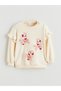 Two Mt Shop Quality Lcw Baby Ecru Baby Girl Sweatshirt and Leggings Pants 2-Piece Set - 2