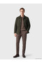 Khaki Regular Fit Quilted Men's Coat - 2