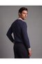 Men's collar zippered shirt collar knitwear - 3
