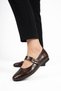 Boris Women's Scarf Buckle Babet Brown Croka - 6