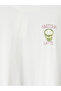 Lcw comfort printed 100% cotton women's t-shirt - 6