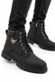 Black Water & Cold Resistant Guaranteed Non-Slip Stitched Sole Lace-Up Zippered Winter Men's Boots - 3