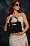 Women's Long Adjustable Strap Luxury Buckle Design Suede Hand & Shoulder Bag Size: 24 X 18 cm - 2