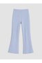 Özmarka New Season Blue Printed Girls' Set - 3