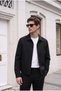 Sporty Stylish Oversize Comfortable Fabric Buttoned Seasonal Jacket
