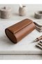 Leather Three-Digit Luxury Watch Roll and Travel Watch Box Size(19X11X8) cm - 4