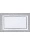 Bath Mat 50×80 cm Non-Slip Microfiber, Machine Washable Gray