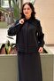 Bocuk Embroidered Layered Detailed Shirt Skirt Set - 3