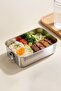2 Pieces 304 Steel 1100 ml Lockable Food Fruit Meat Refrigerator Nutrition Storage Container Mt322-2 - 5