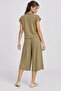 Linen Blouse Trousers Set Lnz0009 Khaki - 6