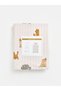 Striped and Cat Printed Cotton Single Duvet Cover Set - 2