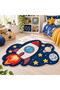 Eta Space Pattern Modern Woven Base Decorative Carpet Eta4294