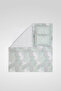 Leandra 100% Cotton Single Duvet Cover Set - Sage - 8