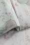 Leandra 100% Cotton Double Duvet Cover Set - Sage - 6