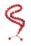 10 Pieces of 33 Plastic Prayer Beads Set for Distribution as Hajj Umrah Mevlüt Gift – 8 mm – Red - 4