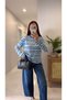 Oles Blue Striped Sweatshirt - 3