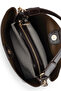 Women's Faux Leather Brown Shoulder Bag - 4
