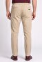 Men Regular Fit Plain Chino Pants, Beige - 4