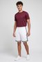 Men Sportswear Fit Basketball Shorts, White - 2