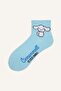Hello Kitty and Friends 3-Pack Cotton Character Patterned Socks for Girls I5346A8Ns - 3