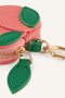 Peach Figured Zippered Women's Keychain I6697Axns - 3