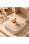 Gold Color Stylish Spiral Model Adjustable Anti-Allergic Steel Ring - 2