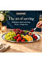 Stainless Steel Oval Serving Tray 50cm, Large Stackable Food Serving Platter, Dishwasher Safe, Silver, 1 Piece - 2