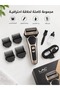 LAICHY Men's Reciprocating Electric Shaver, Multifunctional Beard Grooming Kit, LED Power Display, USB Rechargeable, Adjustable Guide Combs, Wet & Dry Use Razor