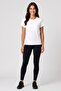 Women Sportswear Fit Short Sleeve Training T-Shirt, White - 2