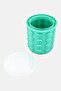 Silicone Ice Cube Maker Bucket, Mint Green - 2
