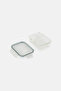Glass Container 640 ml, White - 2
