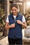 Women's Stand Collar Zipper Pocket Detailed Vest - 2