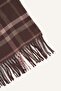 Women's Plaid Patterned Tassel Scarf I2988Ax26Wn - 3