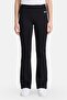 Kids Girl Plain Pull On Flare Leggings, Black