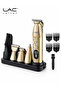 LAICHY 5-in-1 Men’s Electric Grooming Kit, LED Power Display, Charging & Storage Dock, Multi-functional Trimmer for Hair, Beard, Nose Hair, Home Grooming Set