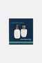 2 Pieces Ceramic Bathroom Set, Off White - 2