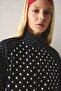 100% Cotton Half Turtleneck Taffeta Poplin Crop Jacket I8890Ax26Au - 3