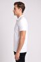 Men Regular Fit Short Sleeve Brand Logo Polo Shirt, White - 3